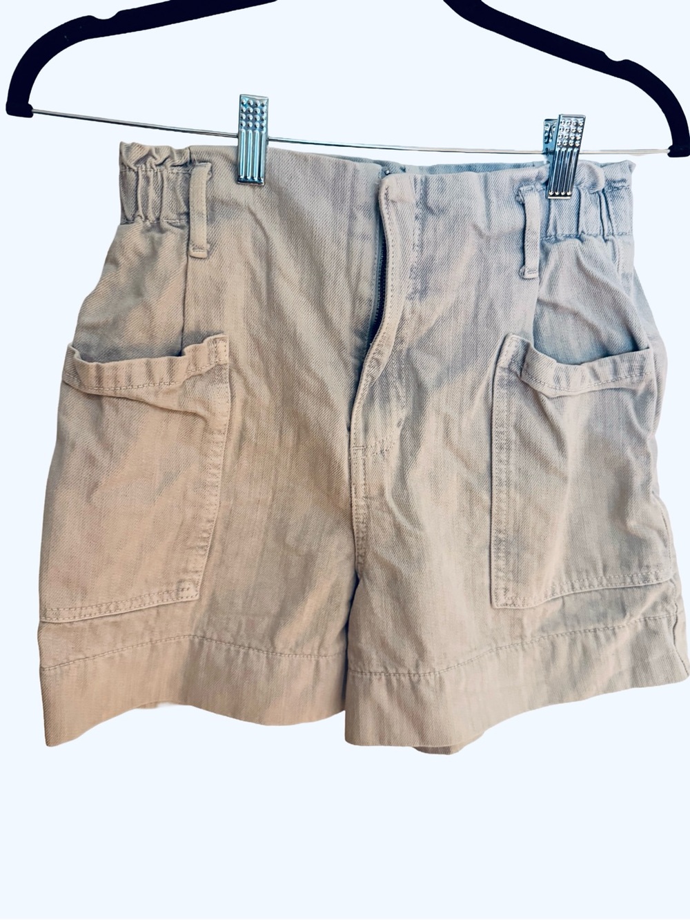Pilcro Anthropologie High-Rise Cargo Utility Shorts - Slim Boyfriend Size 25 (A)